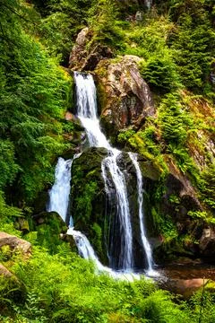 Cascade waterfalls Stock Photos