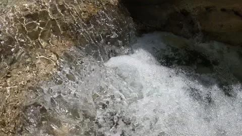 Cascades and rapids of river Mirna Stock Footage 277321344
