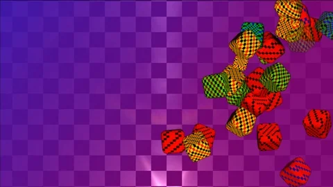 Cascades of cubes 動画素材 88601536