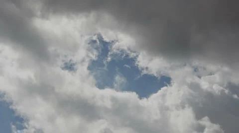 Cascading Clouds Timelapse Stock Footage 889218