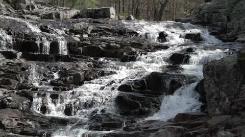Cascading Falls Stock Footage 22920515