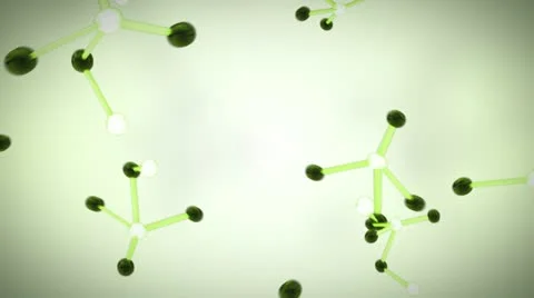 Cascading molecules 库存影片 12287673