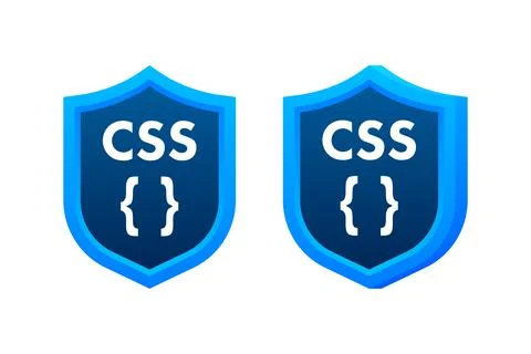 Cascading Style Sheets, css label. High performance. Vector stock illustration. イラスト素材