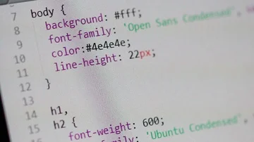 Cascading stylesheet Stock Footage 85706214