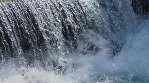 Cascading water fall 库存照片