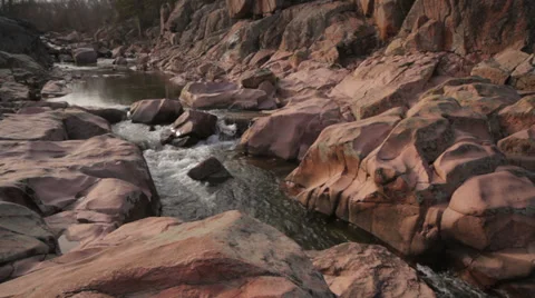 Cascading water stream Stock Footage 37044407