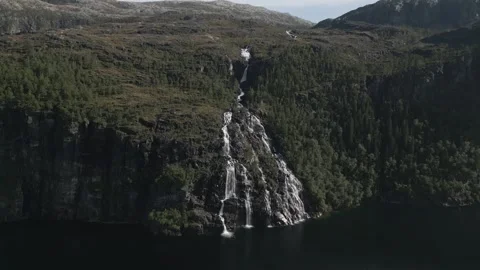 Cascading waterfall Stock-Footage 252257910