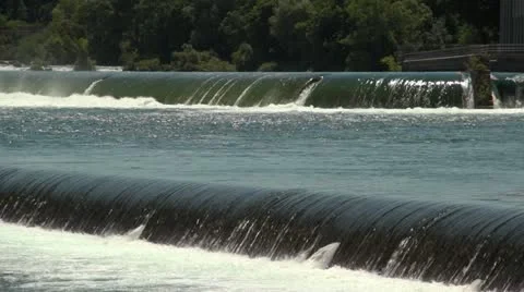 Cascading Waterfall at Niagara Stock Footage 11292208