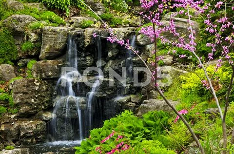 Cascading waterfall Stock Photos