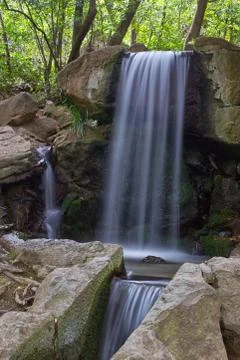 Cascading waterfall Stock Photos