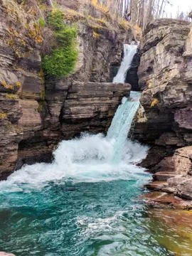 Cascading waterfall Stock Photos