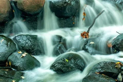 Cascading Waterfall Stock Photos