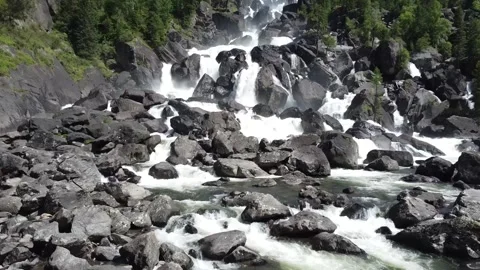 Cascading waterfalls part1 Stock Footage 284145592