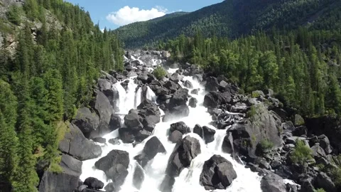 Cascading waterfalls part2 Stock Footage 284145797