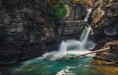 Cascading waterfalls Stock Photos