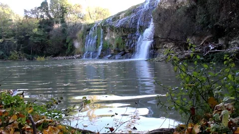 Cascata del Sasso Stock Footage 119007106