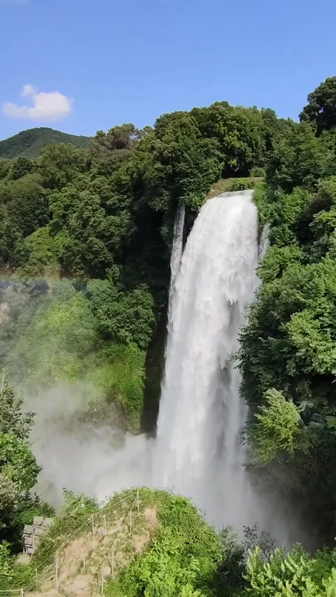 Cascata delle marmore Stock-Footage 345671341