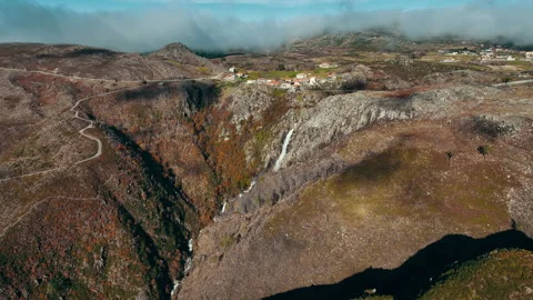 Cascata Frecha da Mizarela 1 Stock Footage 188915881