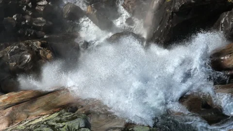 Cascata Frecha da Mizarela Stock Footage 188502876