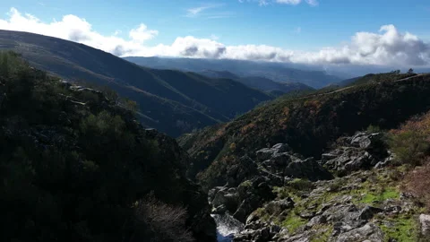 Cascata Frecha da Mizarela Stock Footage 188504175