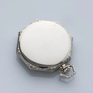 Case back view of E. Howard. Co. Stock Photos