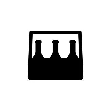 Case of beer icon. Elements of bar and alcoholic drinks icon. Premium quality Stock-Illustration