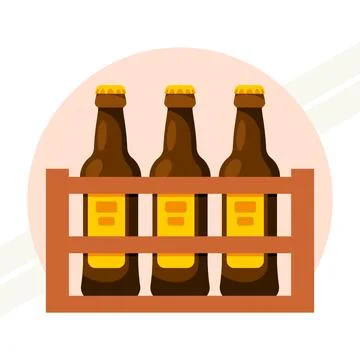Case-of-beer Stock Illustration