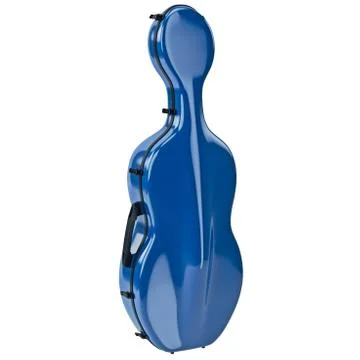 Case cello blue Stock Illustration