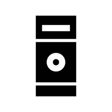 Case computer accessories logo or icon illustration Stock Illustration