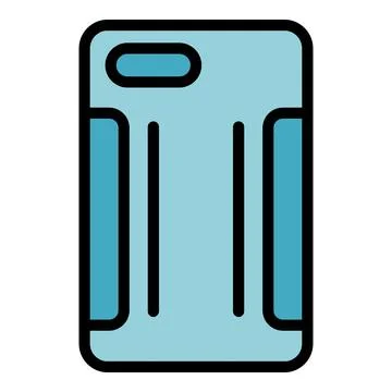 Case cover icon vector flat Illustrazione stock