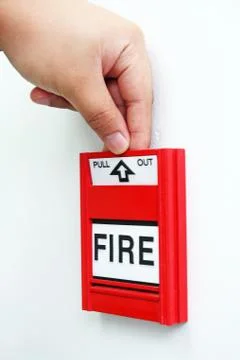 In case of fire Stock Photos