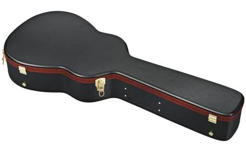 Case guitar black Stock Illustration