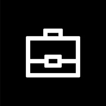 Case icon for simple flat style ui design Stock Illustration