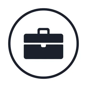 Case icon in solid style design suitable for website, app, and ui design Illustrazione stock