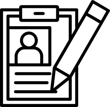 Case Line Icon Design Stock-Illustration