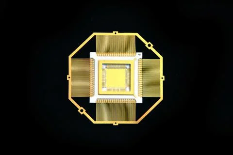 Case of micropocessor Stock Photos