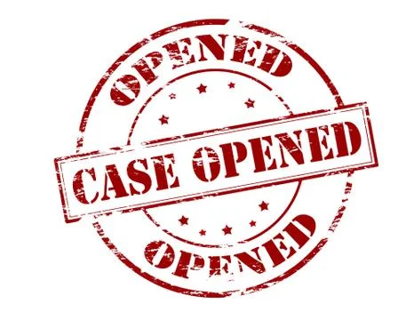 Case opened Illustrazione stock