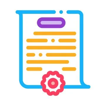 Case parsing icon vector outline illustration 库存插图