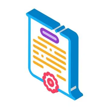 Case parsing isometric icon vector illustration 库存插图