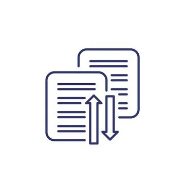 Case priority icon, line vector Stock-Illustration