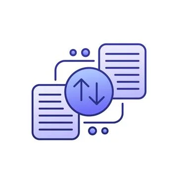 Case priority icon with outline 库存插图