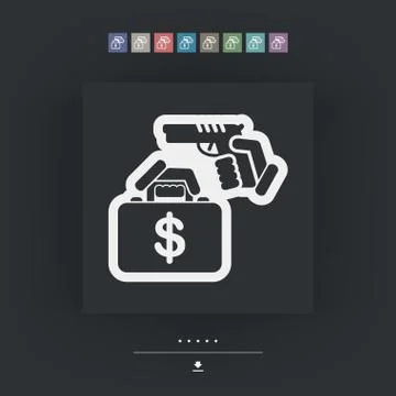 Case robbery 스톡 일러스트