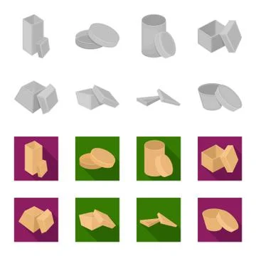 Case, shell, framework, and other web icon in monochrome,flat style.Box Stock Illustration