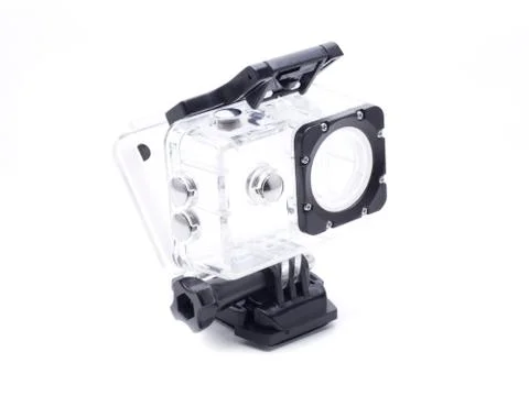 Case for sport camera Stock Photos