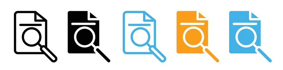 Case studies icon Illustrazione stock