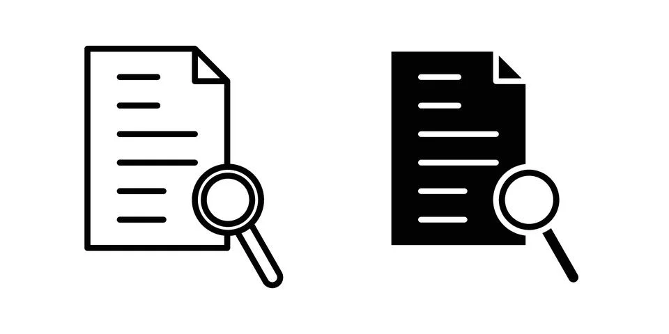 Case studies icon vector design illustrations Stock Illustration
