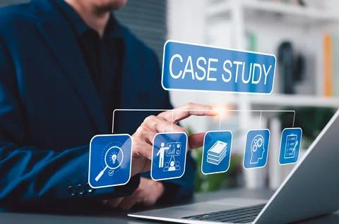 Case Study and Research Analysis Concept. Stock Photos