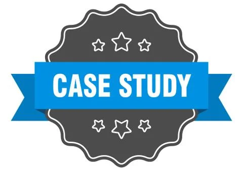 Case study blue label. case study isolated seal. case study 스톡 일러스트