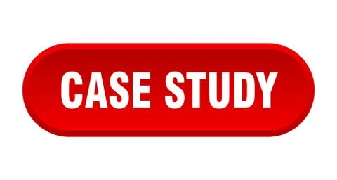 Case study button. case study rounded red sign. case study Stock Illustration