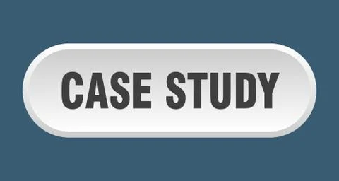 Case study button. case study rounded white sign. case study Stock Illustration